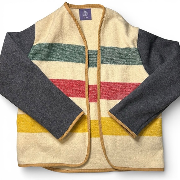 Res Ipsa Jackets & Blazers - RARE Res Ipsa Wool Blanket Jacket Pendleton Style Southwestern Artisan Coat